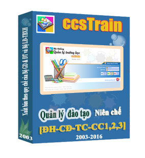  Phần mềm quản lý đào tạo - Niên chế ccsTrain 